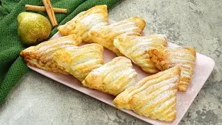 Quick pear pastries: a delicious treat ready in less than 20 minutes!