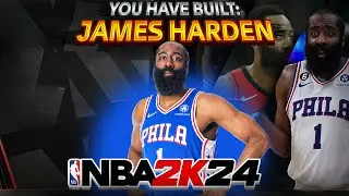 BEST 6’6 BUILD NBA 2K24! JAMES HARDEN ISO DEMIGOD BUILD 2K24!