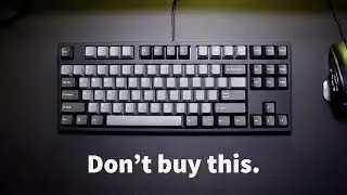 Leopold FC750R Mechanical Keyboard Review (Awful Ping Noise, Scratchy Switches, Aggressive Keycaps)