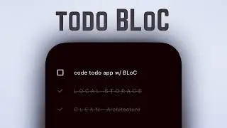 📱 Todo App • BLoC Tutorial