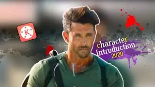 Character introduction in kinemaster - 2020