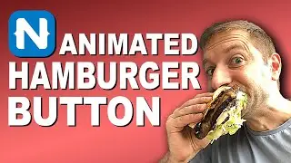 Animated Hamburger Button | NativeScript Tutorial