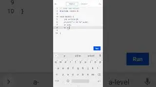 swap two numbers 