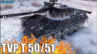 Чёткий РАК сделал 11к урона ✅ World of Tanks TVP T50/51 лучший бой