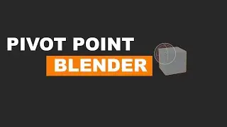 Set origin / pivot in Blender #blender #3danimation