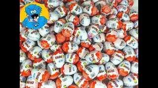 Обзор коллекции Яиц с Сюрпризом.Распаковка 40 Сюрпризов. Unboxing a lot of Surprise Eggs!!!