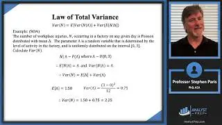 Law of Total Variance (SOA Exam P – Probability – Multivariate Random Variables)