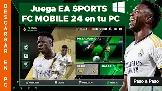 Cómo Descargar FC 24 MOBILE en PC ⤵️ Cómo Jugar EA SPORTS FC MOBILE 24 en PC 🎮🖥️