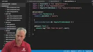 Angular with Firebase course - Quick Chat - 11 Pushing Posts to Firebase