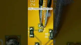 Easy Component Replacement with MHP30 Hot Plate #soldering #replacement #resistor #capacitor #pcb