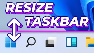 How to Resize the Taskbar in Windows 11