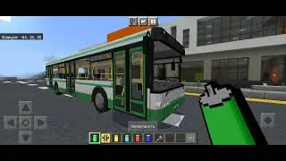мод на автобус ЛиАЗ в Minecraft адон модели затар ТВ