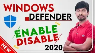 How to Turn Off Windows Defender in Windows 10,8 (Windows Defender Disable/Enable Kaise Kare) 2020