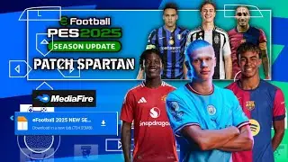 EFOOTBALL PES 2025 PPSSPP Full Update Transfers & Kits 2024/25 Real Faces Camara PS5 English Version