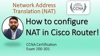 CCNA 200-301 | Module 17 | How to configure NAT in Cisco Router #ccna_certification #cisconetworks