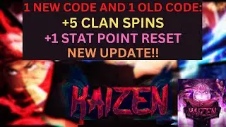 [2 CODES] *+1 STAT POINT RESET & 5 CLAN SPINS* ALL WORKING IN KAIZEN NOVEMBER 2022! Roblox.