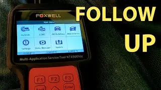 Foxwell NT650 Elite - Follow Up