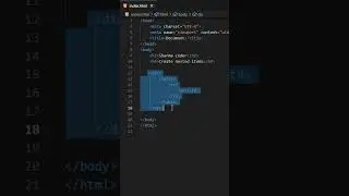 VS CODE tips and tricks | Create multiple elements #javascript #coding #programming #development
