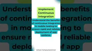 Implement Continuous Integration 