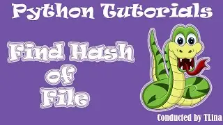 How to create a Program to Find Hash of File Using Python language