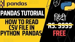 How to read JSON file in pandas - Python panda tutorial in Hindi