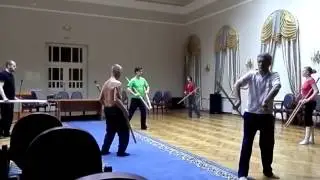 Белояр. Вращения палок и повороты.
