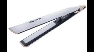 Плойка утюжок для волос Geemy GM-490 стайлер выпрямитель белый с индикацией