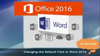 How to Set the Default Font in Word for any New Documents