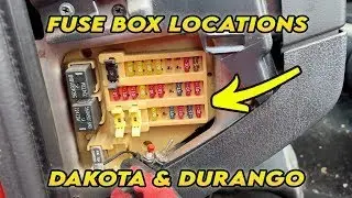 Fuse Box Locations 1996-2003 Dodge Dakota & Durango