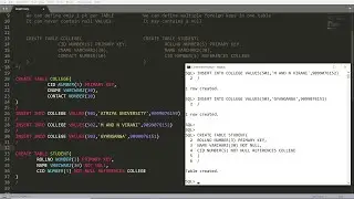 SQL-Lecture 6 - Primary Key & Foreign Key - Practical Demonstration - Oracle