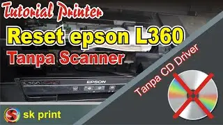 Cara reset epson L360 tanpa scaner / lampu kedip bergantian / 100% fix