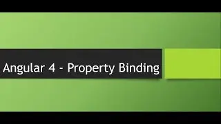 Component property binding with template in Angular 4