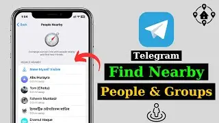 How To Find Nearby People & Groups on Telegram | Search For Random People and Groups