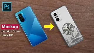 Cara Mockup Skin Back HP di Photoshop | Mudah !!