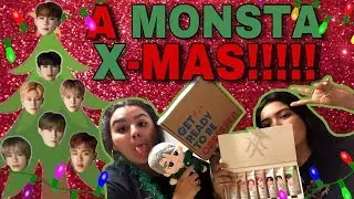 A MONSTA X & MONBEBE CHRISTMAS (KOREA BOX UNBOXING) | KMREACTS