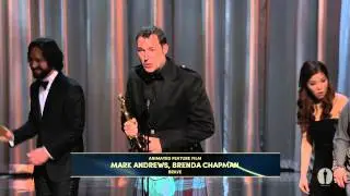 Brave winning Best Animated Feature Film