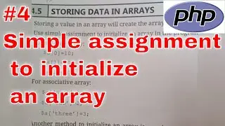 How to initialize an array|| ARRAYS IN PHP || PHP