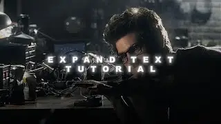 Expanding/Stretch Text Tutorial | After Effects
