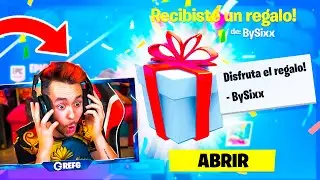 REGALÉ Skins a Streamers en Fortnite... (se corta el pelo)