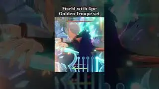 FISCHL WITH 4PC GOLDEN TROUPE SET