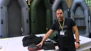 Надувная пвх лодка Хантер 300 ЛТН (надувное дно) - обзор.