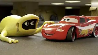 Bone Thief and Lightning McQueen in the Backrooms