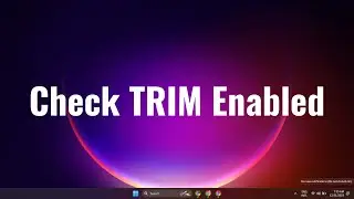 How to check if TRIM is enabled for your SSD On Windows 11