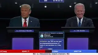 AI Trump vs AI Biden Twitch debate