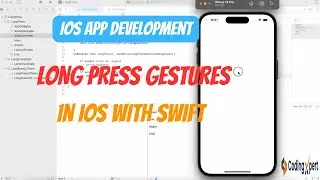 Long press gesture in swift | iOS app Development