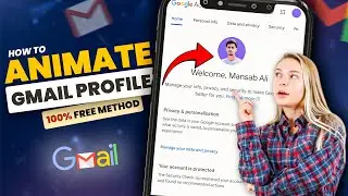 How To Create Animated Gmail Profile Picture |  Gmail profile picture | 100% FREE