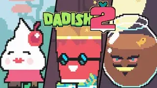 Dadish 2 // All Bosses (Hard Mode - No Damage)