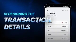 Redesigning the TRANSACTION DETAILS Screen of the Fold Money App