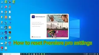 How to reset premiere pro workspace to default 2020/2021