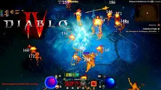 Diablo 4 - Ice Shards Sorcerer Lv 50 Tier 2 Capstone Dungeon Gameplay